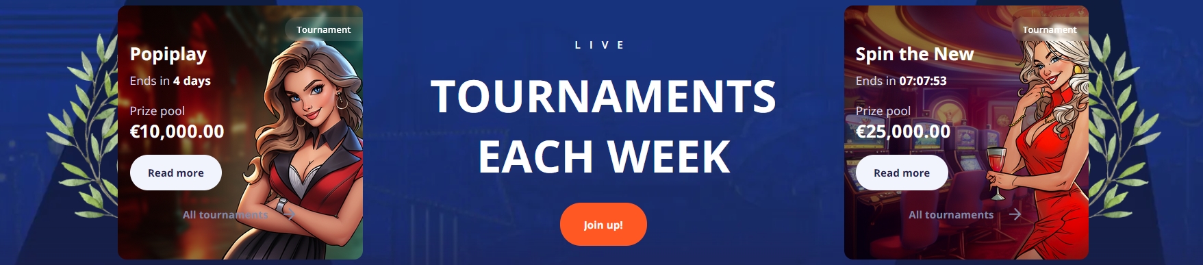 vulkanvegas tournaments live